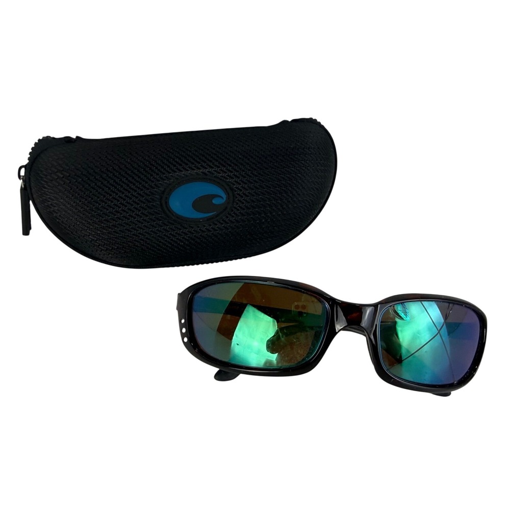 Costa Del Mar Brine 59-18-130 Sunglasses/Case Brown Tortoise Wrap *FRAME ONLY*
